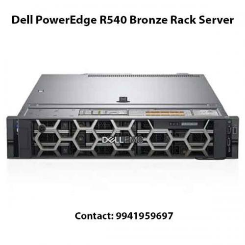 Dell PowerEdge R540 Bronze Rack Server dealers price in hyderabad, telangana, andhra, vijayawada, secunderabad, warangal, nalgonda, nizamabad, guntur, tirupati, nellore, vizag, india