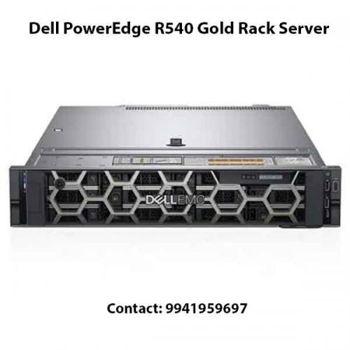 Dell PowerEdge R540 Gold Rack Server price in hyderabad, andhra, tirupati, nellore, vizag, india, chennai