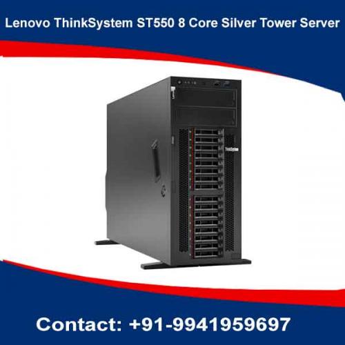 Lenovo ThinkSystem ST550 8 Core Silver Tower Server dealers in hyderabad, andhra, nellore, vizag, bangalore, telangana, kerala, bangalore, chennai, india