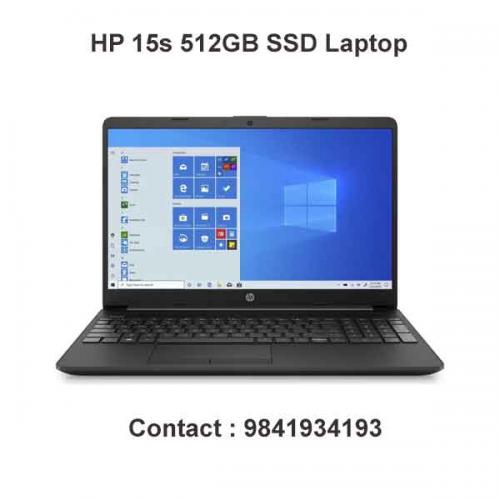 HP 15s 512GB SSD Laptop dealers price in hyderabad, telangana, andhra, vijayawada, secunderabad, warangal, nalgonda, nizamabad, guntur, tirupati, nellore, vizag, india