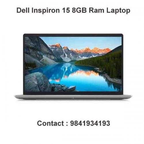 Dell Inspiron 15 8GB Ram Laptop price in hyderabad, andhra, tirupati, nellore, vizag, india, chennai