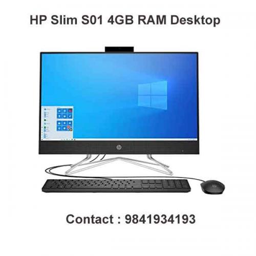 HP Slim S01 4GB RAM Desktop dealers price in hyderabad, telangana, andhra, vijayawada, secunderabad, warangal, nalgonda, nizamabad, guntur, tirupati, nellore, vizag, india