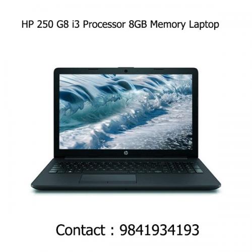 HP 250 G8 i3 Processor Laptop price in hyderabad, telangana, andhra, vijayawada, secunderabad