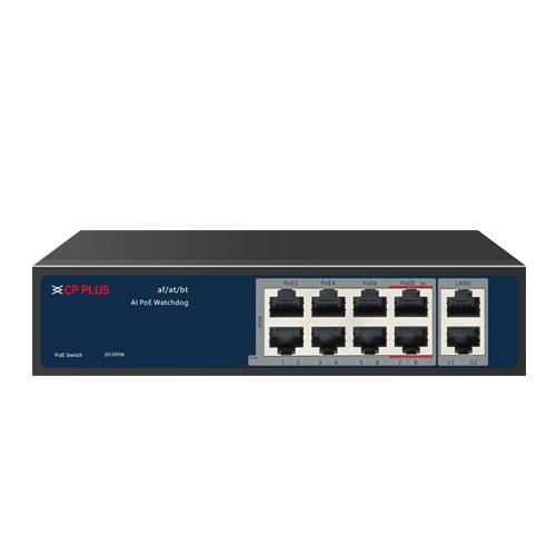 CP Plus CP ANW HPU8H2 N12 8 Port Fast Ethernet PoE Switch price in hyderabad, telangana, andhra, vijayawada, secunderabad