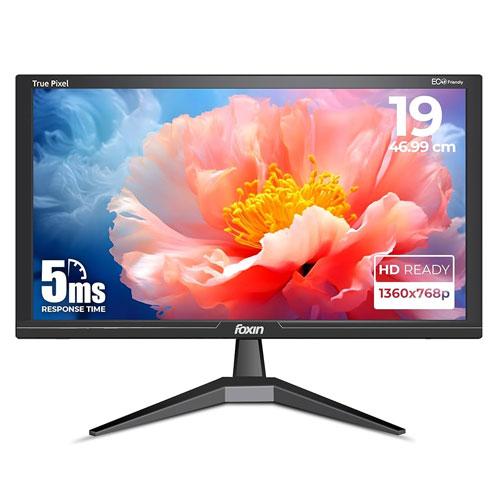 Foxin Crystal HD 19 Inch LED Monitor dealers price in hyderabad, telangana, andhra, vijayawada, secunderabad, warangal, nalgonda, nizamabad, guntur, tirupati, nellore, vizag, india