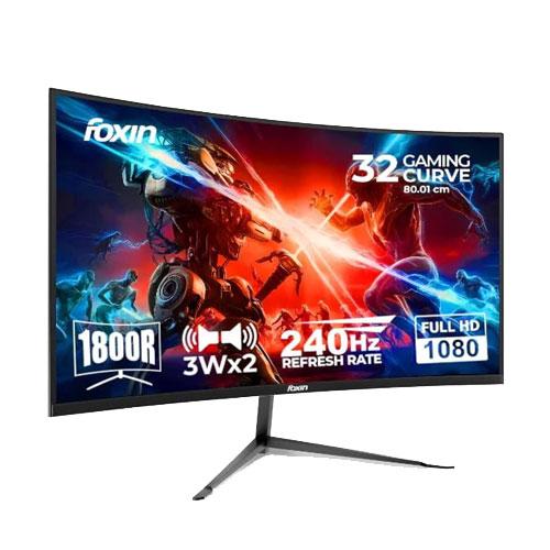 Foxin Phantom 32 Inch Curved Gaming Monitor dealers price in hyderabad, telangana, andhra, vijayawada, secunderabad, warangal, nalgonda, nizamabad, guntur, tirupati, nellore, vizag, india