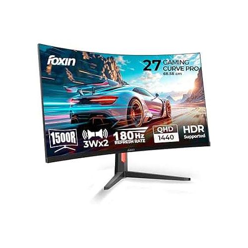 Foxin Phantom Pro 27 Inch Curved Gaming Monitor dealers price in hyderabad, telangana, andhra, vijayawada, secunderabad, warangal, nalgonda, nizamabad, guntur, tirupati, nellore, vizag, india