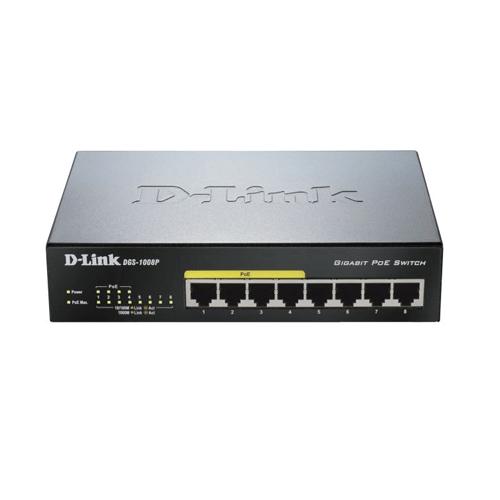 D-Link DGS 1008P 8 Port Desktop Switch price in hyderabad, telangana, andhra, vijayawada, secunderabad