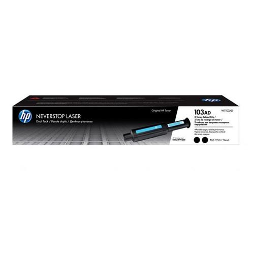 HP 103AD W1103AD Black Neverstop Dual Pack Toner Cartridge price in hyderabad, telangana, andhra, vijayawada, secunderabad