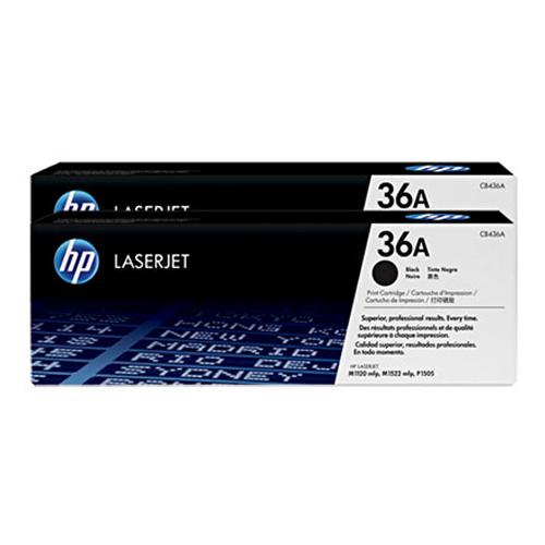 HP 36A CB436AF Twin Pack Black LaserJet Toner Cartridges price in hyderabad, telangana, andhra, vijayawada, secunderabad